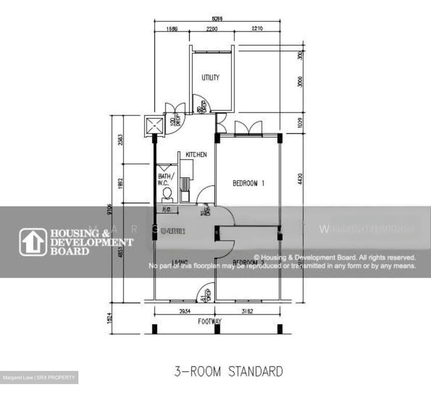 Blk 28 Jalan Klinik (Bukit Merah), HDB 3 Rooms #502094491